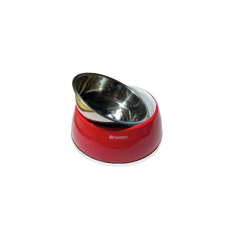 Deluxe Dual Bowl Red