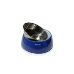Μπολ Φαγητου Διπλησ Χρησησ Για Σκυλο Χρωμα Μπλε Deluxe Dual Bowl Blue  L 700/900 Ml