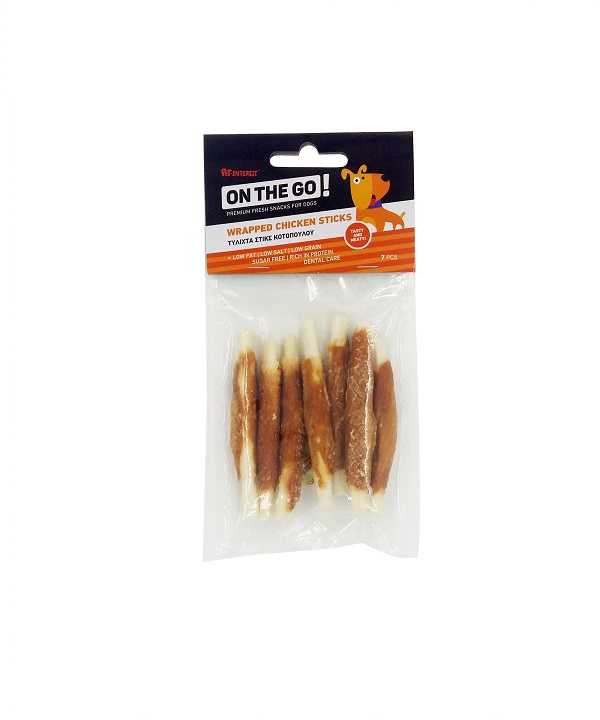 ON THE GO WRAPPED CHICKEN STICKS 7 PCS