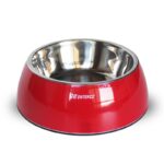 Μπολ Φαγητου Διπλησ Χρησησ Για Σκυλο Χρωμα Κοκκινο Deluxe Dual Bowl Red  L 700/900 Ml