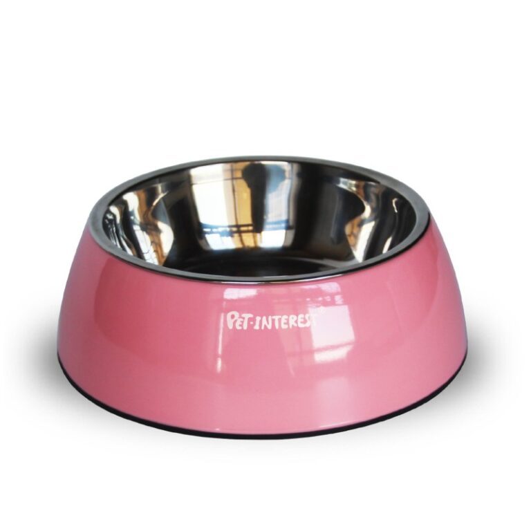 DELUXE DUAL BOWL PINK M 350/450 ML