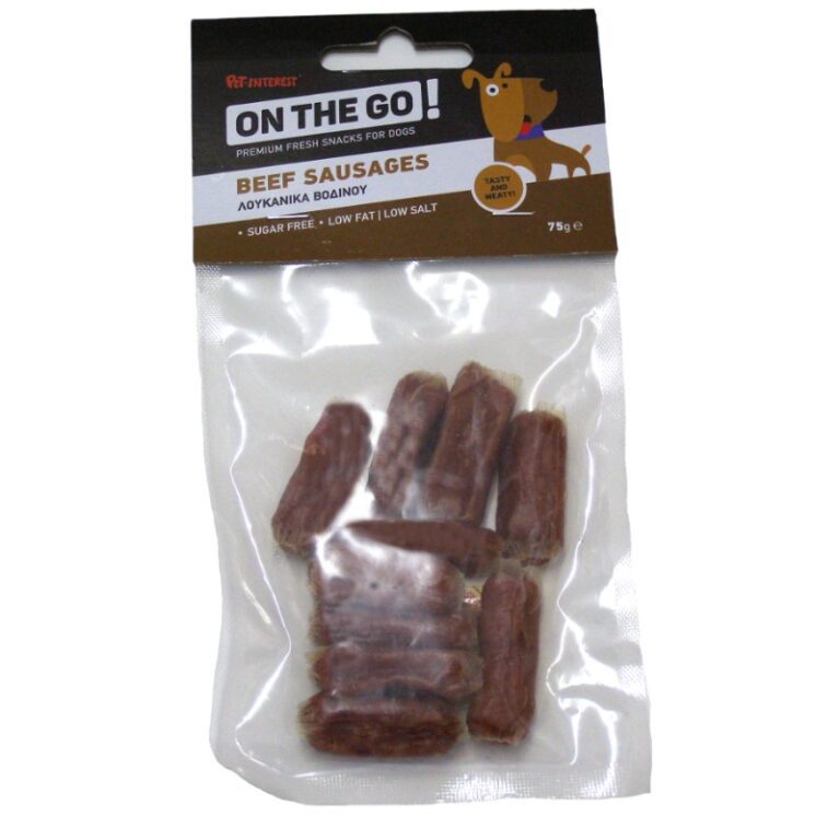 ON THE GO sausages beef 75 gr