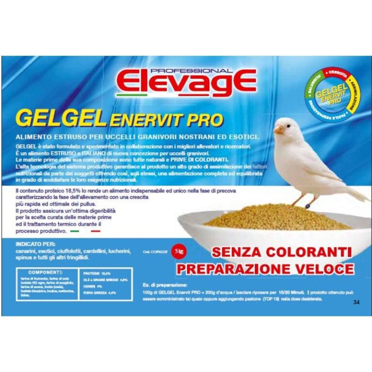 EXTRUDED GELGEL ENERVIT PRO for birds 500gr (χύμα)