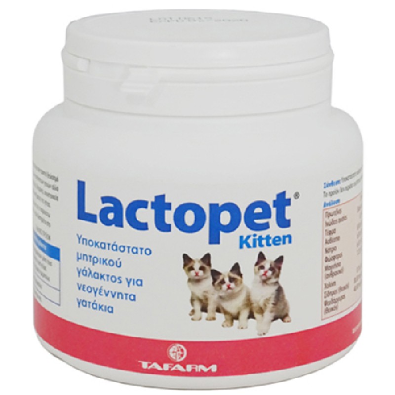 Tafarm – Lactopet Kitten Υποκαταστατο Μητρικου Γαλακτοσ Για Γατακια 200Gr