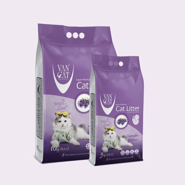 Άμμος Υγιεινής Γάτας Van Cat Lavender 10Kg