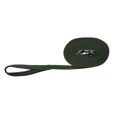 Trixie Tracking Οδηγός Πλακέ με Μαλακή Θηλιά Χειρός Πράσινο 5m/20mm