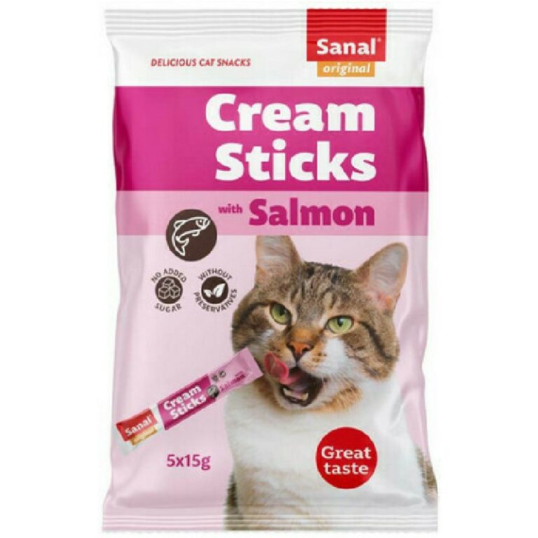 Sanal cat Cream Sticks with Salmon 75gr