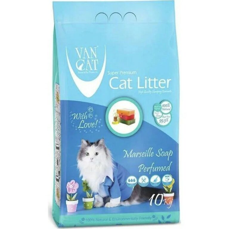 Άμμος υγιεινής γάτας VAN CAT με άρωμα σαπούνι μασσαλιας 10kg