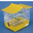 Κλουβί Ωδικών Πτηνών Με Πλαστική Άσκεπη Κιτρινο
