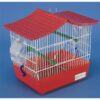 Κλουβί Ωδικών Πτηνών Με Πλαστική Άσκεπη Κοκκινο