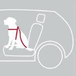Ζωνη Ασφαλειασ Αυτοκινητου Σκυλου Trixie Car Harness Μαυρο Large