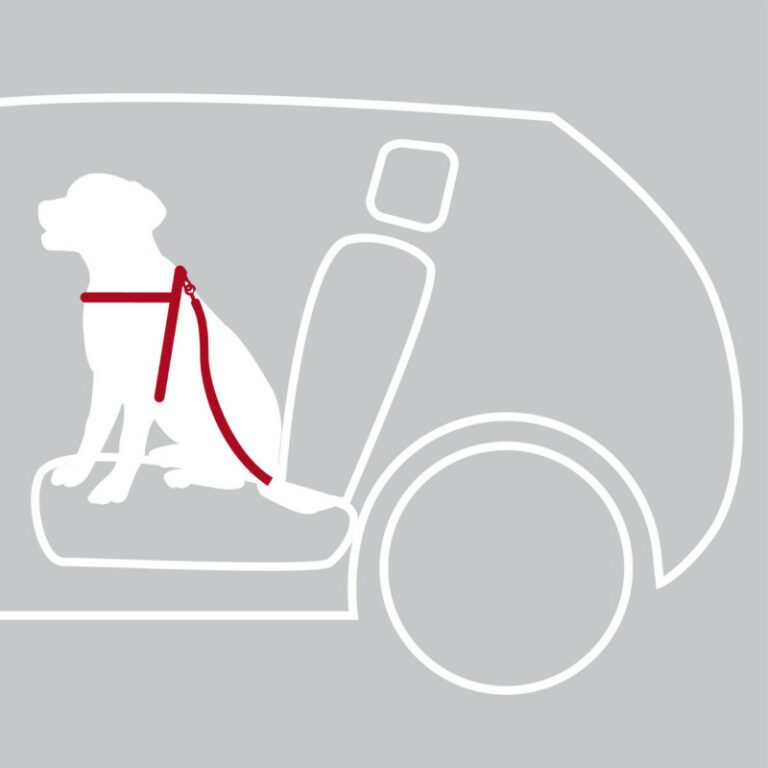 Ζώνη Ασφαλείας Αυτοκινήτου Σκύλου Trixie Car Harness Μαύρο Large 6