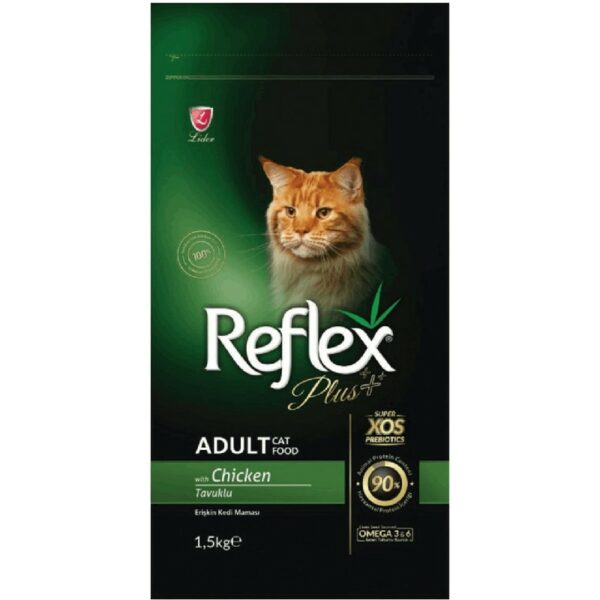 Ξηρα Τροφη Γατασ  Reflex Plus Cat Adult Chicken 1.5 Kg