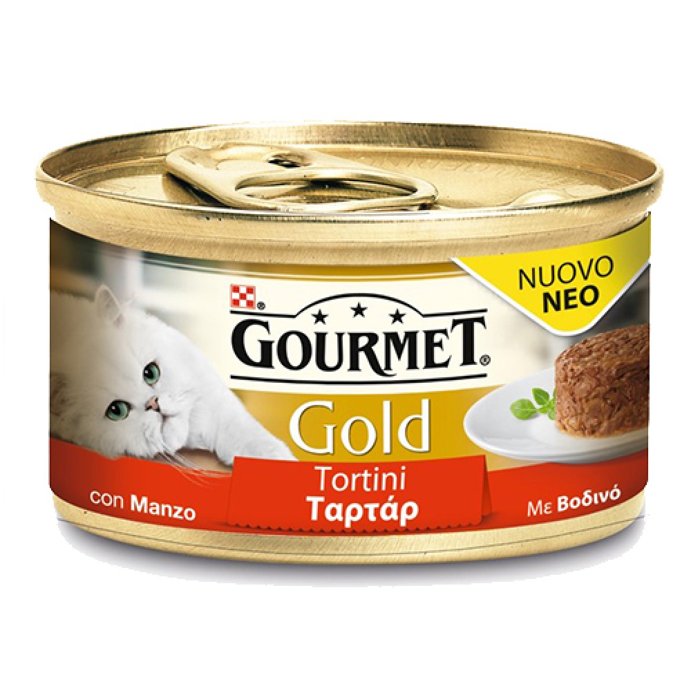 Pethellas Purina Gourmet Gold Tartar Με Βοδινο 85Gr