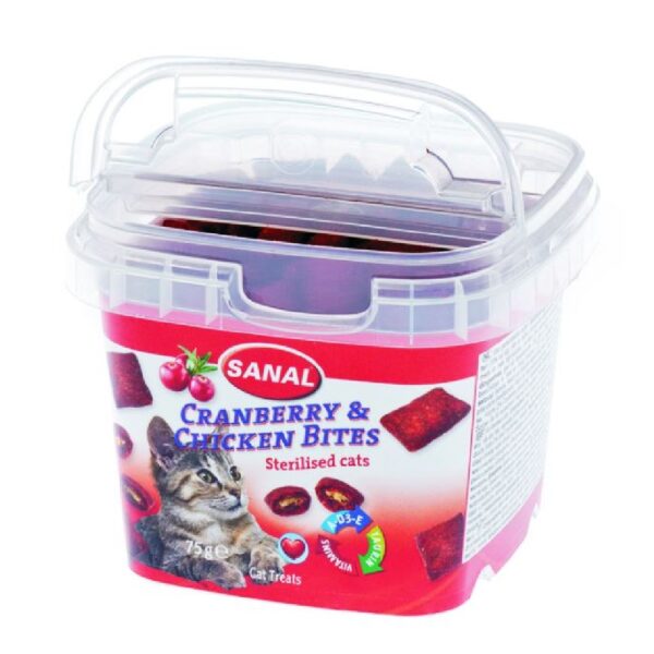 Pethellas Sanal Cranberry And Chicken Cup 75Gr