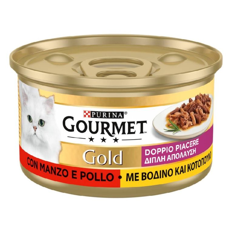 Purina Gourmet Double Pleasure Κοτόπουλο - Βοδινό 85gr-PETHELLAS