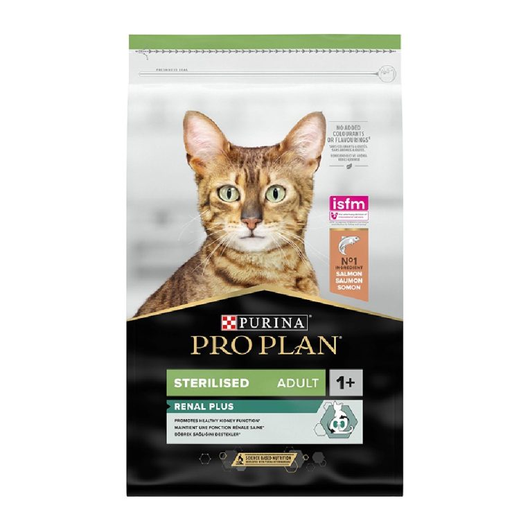 Purina Pro Plan Sterilised Adult Renal Plus Ξηρά Τροφή Στειρωμένης Γάτας με Σολομό Ρύζι 1.5kg -PETHELLAS