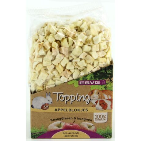 Esve Τopping Μπλοκ Μήλου για Κουνέλια & Τρωκτικά 100gr