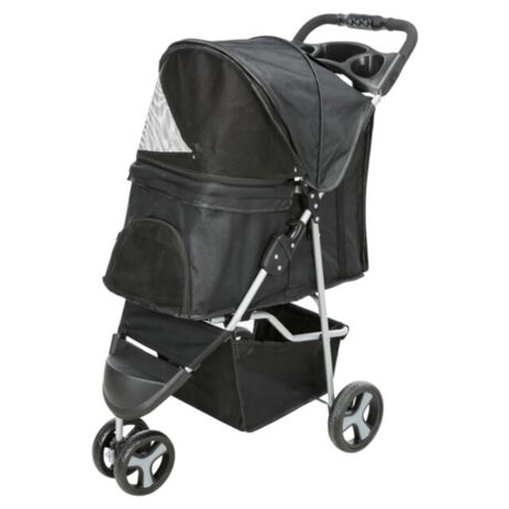 Trixie Buggy Καρότσι Μεταφοράς Σκύλου Μαύρο έως 11kg 47×100×80cm