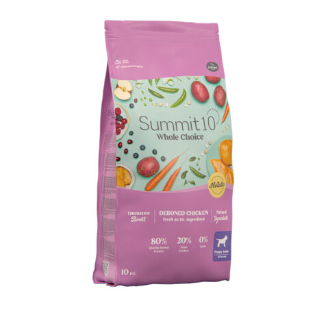 Summit10 Whole Choice Ξηρά Τροφή Κουταβιού Χωρίς Σιτηρά με Φιλέτο Κοτόπουλο για Κουτάβια 10kg