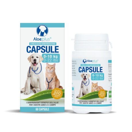 Aloeplus Κάψουλες για Σκύλους & Γάτες 0-10kg 60tabs