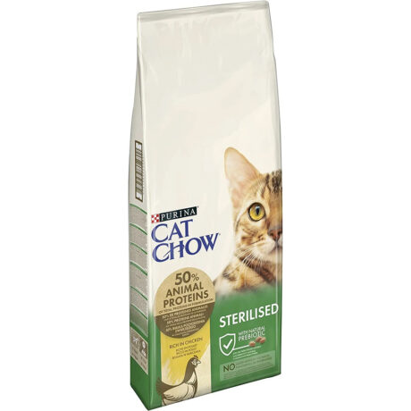 Purina Cat Chow Adult Sterilised Ξηρά Τροφή Γάτας με Κοτόπουλο 15kg