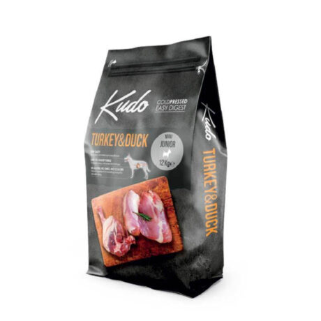 Kudo Mini Junior Turkey & Duck Ξηρά Τροφή Κουταβιού με Γαλοπούλα & Πάπια 12kg