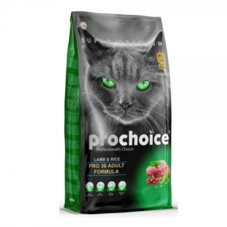 Prochoice Pro 36 Adult Lamb & Rice Ξηρά Τροφή Γάτας με Αρνί & Ρύζι 15kg