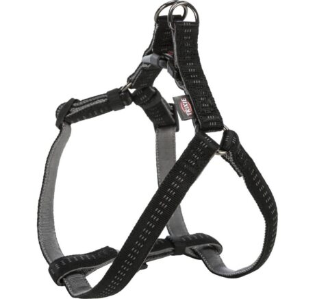 Trixie Softline Elegance One Touch Σαμαράκι XSmall/Small Μαύρο/Γραφίτης 30-40cm/10mm
