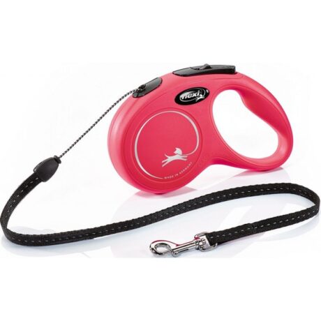 Flexi Classic Long Αυξομειούμενος Οδηγός Κορδόνι 8m έως 20kg Κόκκινο Medium