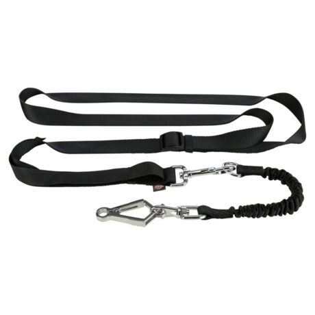 Trixie Οδηγός Ποδηλάτου & Jogging Μαύρος 1.00-2.00m/25mm