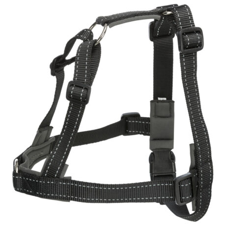 Trixie Lead 'n' Walk Εκπαιδευτικό Σαμαράκι Μαύρο Small/Medium 45-70cm/25mm