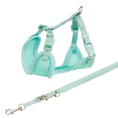Trixie Junior Soft Σετ Κουταβιών Οδηγός & Σαμαράκι Πράσινο Small/Medium 26-34cm/10mm - 2m