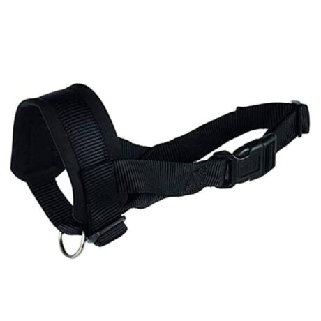 Trixie Ρυθμιζόμενο Φίμωτρο Εκπαίδευσης Σκύλου Μαύρο Large 18-30cm/16-28cm