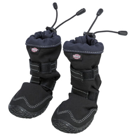 Trixie Μποτάκια Προστατευτικά Σκύλου Ψηλά XSmall/Small Μαύρα 4-4.5cm