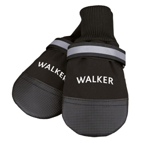 Trixie Προστατευτικές Κάλτσες Σκύλου με Ανακλαστήρες Μαύρες XSmall