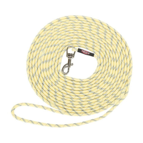 Trixie Tracking Junior Οδηγός Σκοινί Κίτρινο XXSmall/XSmall 4m/4mm