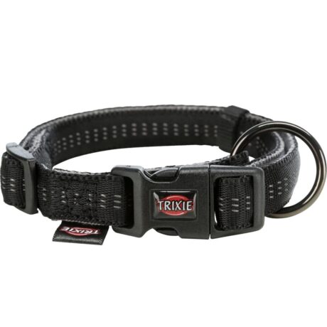 Trixie Softline Elegance Περιλαίμιο Small/Medium Μαύρο/Γραφίτης 30-45cm/15mm