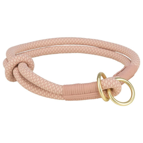 Trixie Ημι-πνίχτης Σχοινί Μαλακός Ροζ XSmall/Small 30cm/10mm