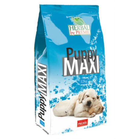 Premil Herbal Puppy Maxi Ξηρά Τροφή Σκύλου με Πάπια & Κοτόπουλο 12kg