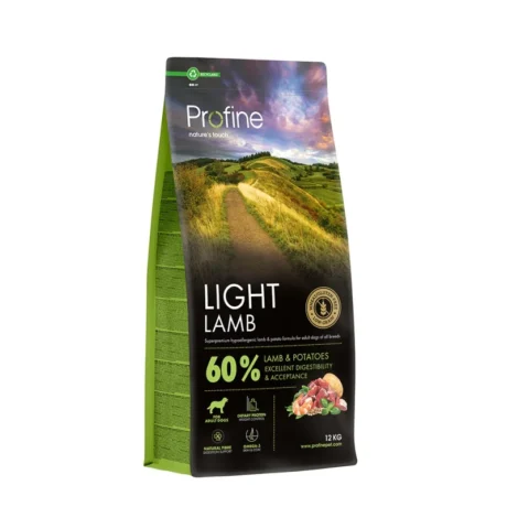 Profine Dog Light Lamb & Potatoes Ξηρά Τροφή Σκύλου με Αρνί & Πατάτα 12kg