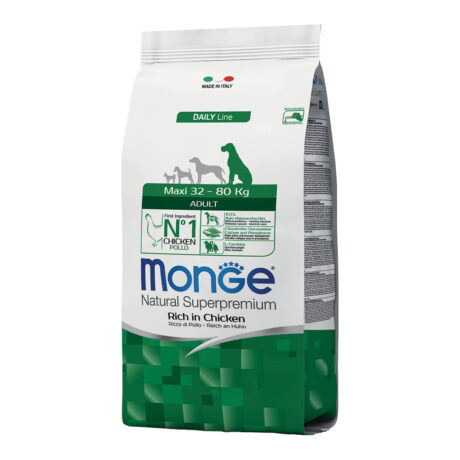 Monge Adult Maxi Ξηρά Τροφή Σκύλου Κοτόπουλο 12kg