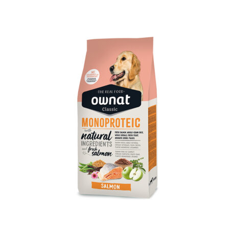 Ownat Classic Monoproteic Adult Μονοπρωτεϊνική Ξηρά Τροφή Σκύλου με Σολομό 12kg