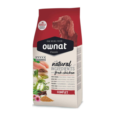 Ownat Classic Complet Ξηρά Τροφή για Σκύλους με Κοτόπουλο 20kg