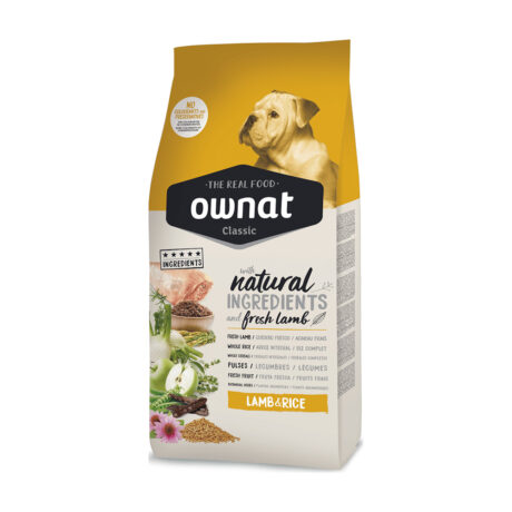 Ownat Classic Lamb & Rice Ξηρά Τροφή για Σκύλους με Αρνί & Ρύζι 20kg