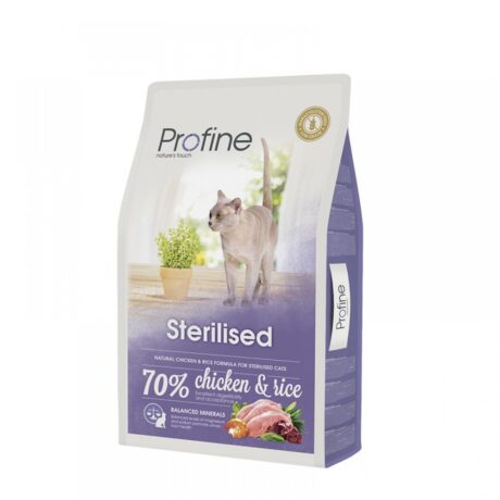 Profine Sterilised Ξηρά Τροφή Στειρωμένης Γάτας με Κοτόπουλο & Ρύζι 10kg