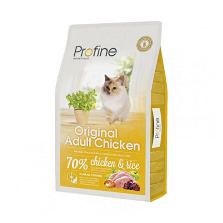 Profine Original Adult Ξηρά Τροφή Γάτας με Κοτόπουλο & Ρύζι 10kg