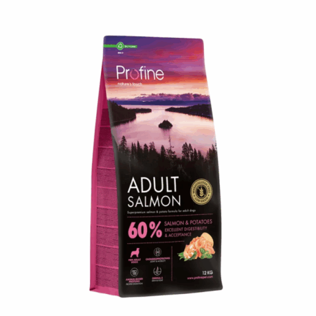 Profine Dog Adult Salmon & Potatoes Ξηρά Τροφή Σκύλου με Σολομό & Πατάτες 12kg