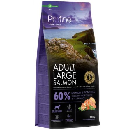 Profine Adult Large Breed Salmon Ξηρά Τροφή Σκύλου με Σολομό 12kg