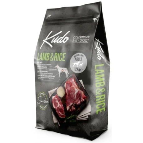 Kudo Lamb & Rice Medium & Maxi Adult Ξηρά Τροφή Σκύλου με Αρνί & Ρύζι 12kg